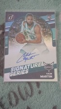 Caleb Martin 2020-21 Donruss Signature Series Rookie Auto SG/CMT Hornets / Mavs