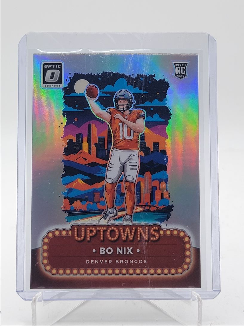 BO NIX 2024 DONRUSS OPTIC UPTOWNS ROOKIE SP DENVER BRONCOS RC Q5849