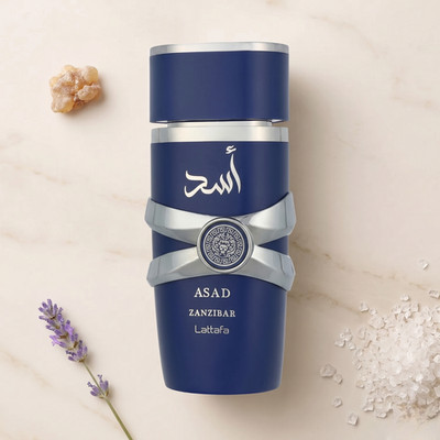 Lattafa Asad Zanzibar 100ml EdP Herren Parfüm Meersalz Iris Sommer NEU OVP