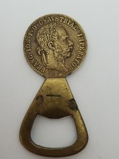 CARL AUBOCK Vintage Carl Auböck 2 FLORIN COIN BOTTLE OPENER - RARE