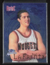 1998-99 Fleer Brilliants Blue #103B Raef LaFrentz Denver Nuggets