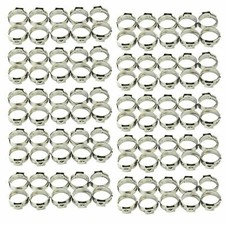 100 PIECES 1/2" STAINLESS STEEL PEX CINCH CLAMPS