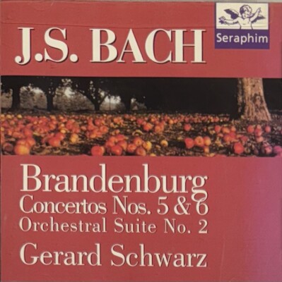 Bach Brandenburg Concertos Nos. 5 & 6 Orchestral Suite No.2 (CD, 1995 Seraphim)