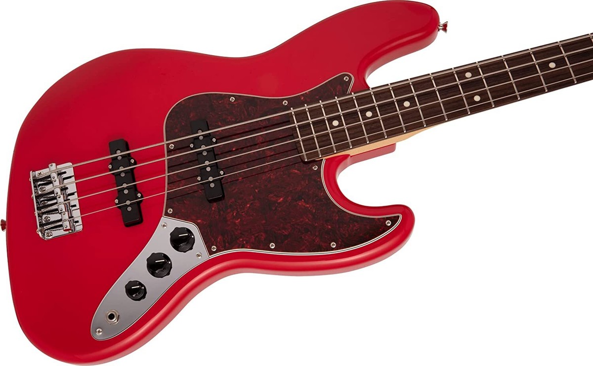 Fender Electric Bass Made in Japan Hybrid II Jazz Bass Modena Red