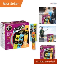 Instant Hydration Energy Boost – 40 Single Serve Flavor Packets - Travel Ready!