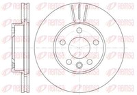 Remsa 2X Bremsscheibe Vorne Ø288 Mm BelüFtet FüR VW Sharan 7M8 7M9 7M6 1.9