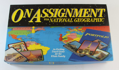 On Assignment with National Geographic Board Game Complete 1990