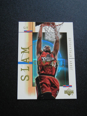 2001-02 Upper Deck SlamCenter #SC14 Jerry Stackhouse - Pistons INSERT