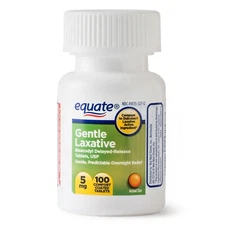 Equate Gentle Laxative Tablets, 5mg, 100 Count..+