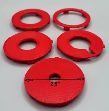 Craftsman 315 Table Saw Cast Iron Router Extension Wing Throat Plate (OD 2.5")