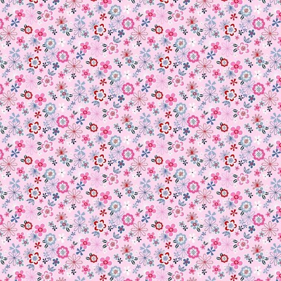 Michael Miller Fabrics~Festive Flowers~Pink~BTY, CX10879, $3.99 PROMO SHIPPING