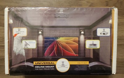 QualGear PRB-717-WHT Universal Ceiling Mount Projector Accessory