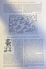 1891 John C Fremont Discovery of Gold in California Sutter's Mill John Sutter