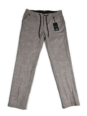Vanguard V11 Relaxed Slim Fit Chino Linen Structure  Hose Größe 32/32