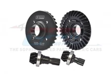 For Traxxas XRT-8S-CARBON STEEL 32/10T FRONT AND REAR DIFFERENTIAL GEAR SET