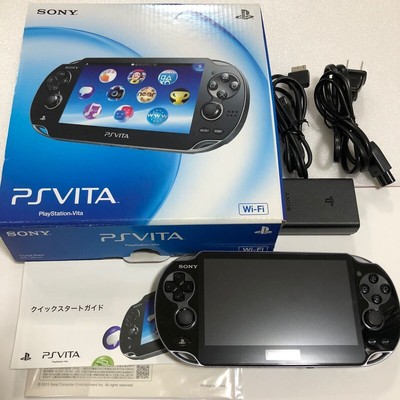 Sony PS Vita PCH-1000 ZA01 kristallschwarze Konsole Wi-Fi Modell 