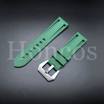 22MM RUBBER DIVER WATCH BAND STRAP FITS FOR BREITLING SUPEROCEAN NAVITIMER D/GN