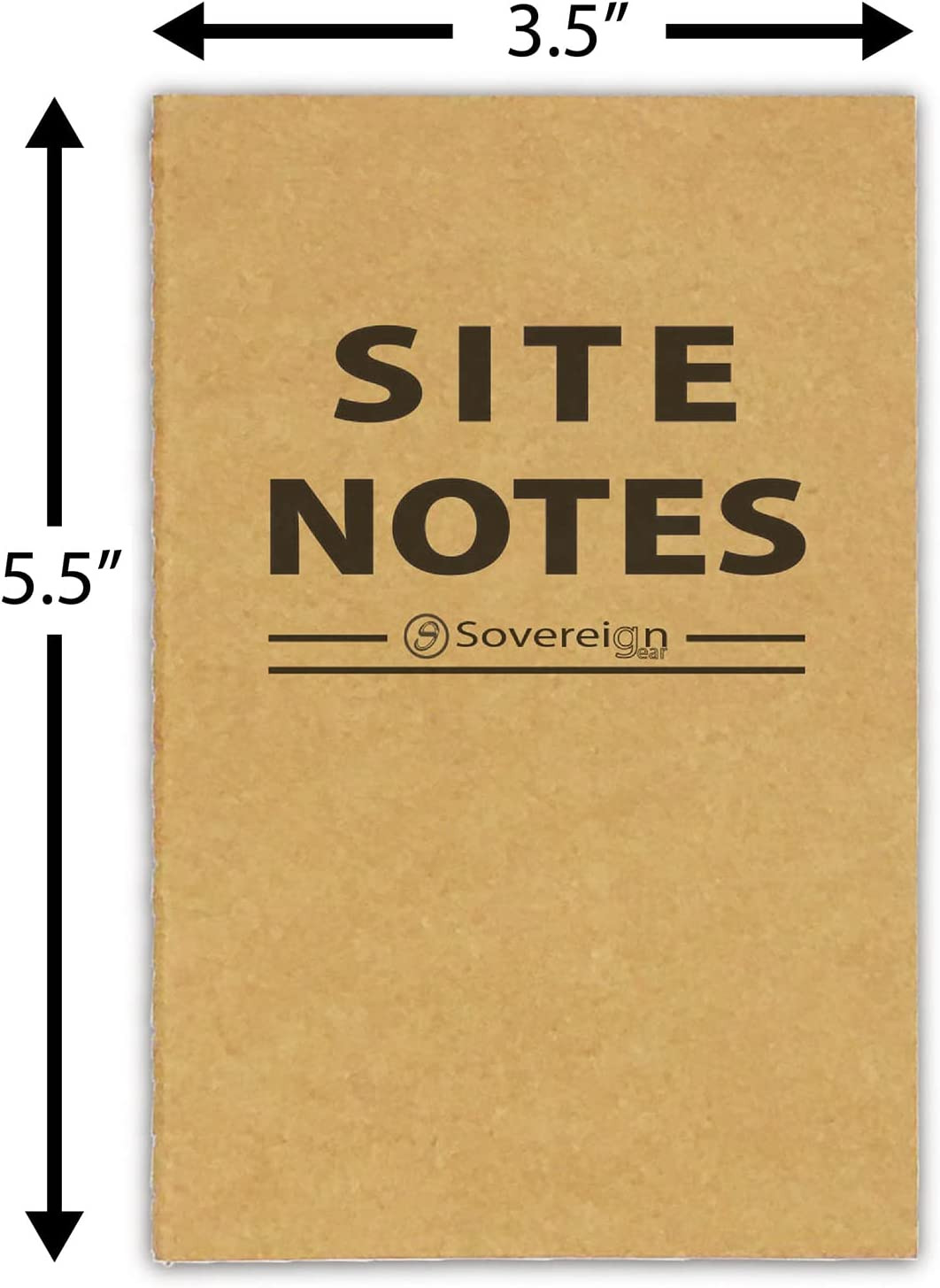5 Field Notes Notebooks, 3.5X5.5 Refill for Leather Journal, Universal Paper
