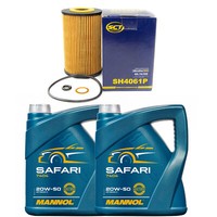 MotoröL Set Mannol 20W-50 Api SN/CH-4 8 Liter + ÖLfilter FüR Audi A6 Avant 326PS