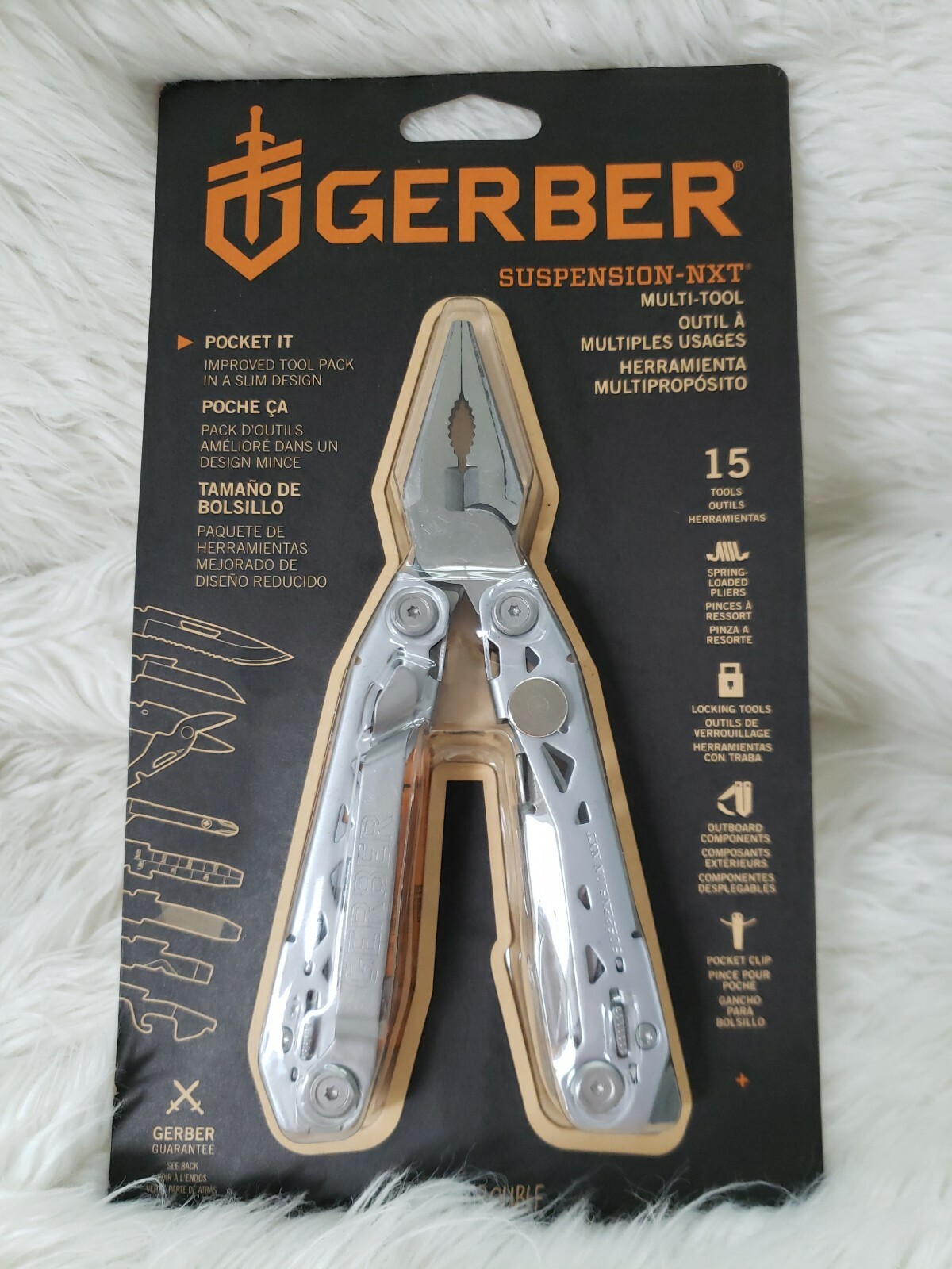 Gerber Suspension NXT 15-in-1 Multi-Tool with Pocket Clip 31-003634 - NEW