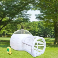 Outdoor Inflatable Bubble House Camping Tent 3M Transparent Bubble Tent & Blower