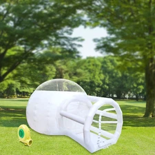 Outdoor Inflatable Bubble House Camping Tent 3M Transparent Bubble Tent & Blower