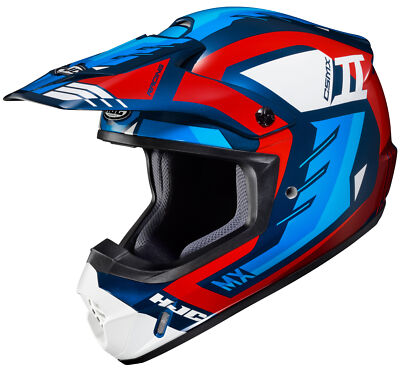 Closeout HJC CS-MX II Phyton Off-Road Dirt Bike Helmet Blue/Red