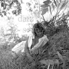 1950s Negative-sexy blonde pinup girl Brigitte Baum-cheesecake t458316