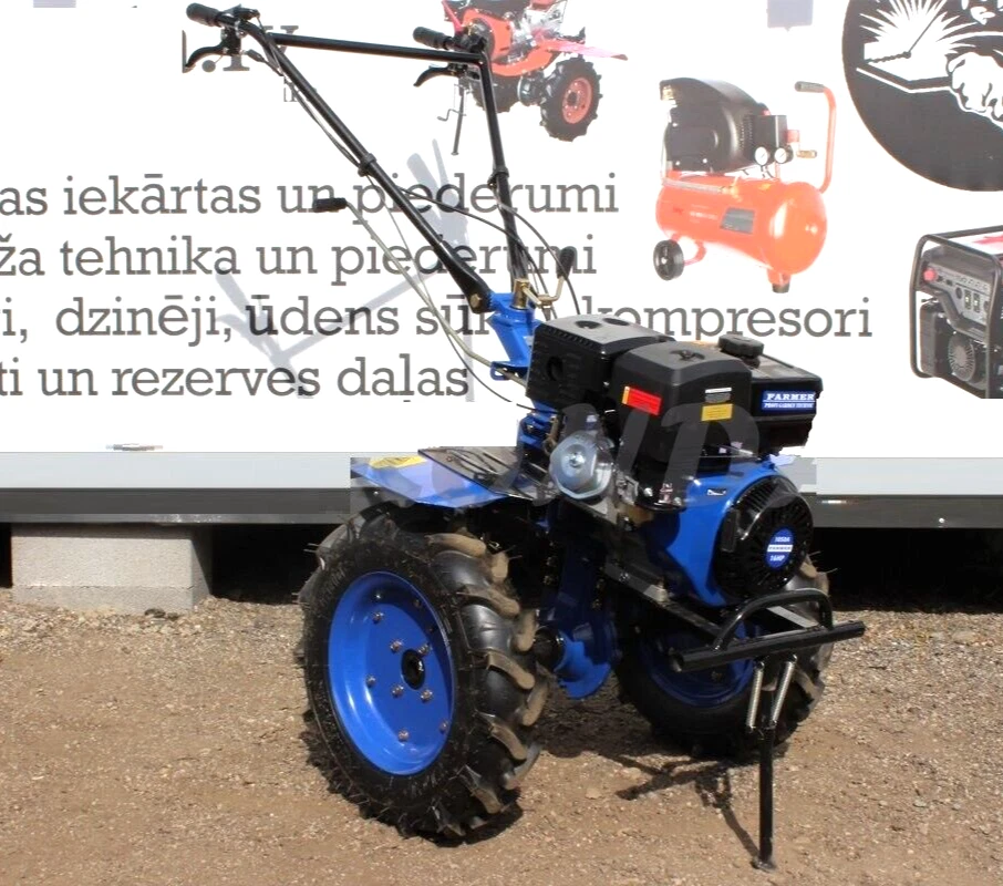 Einachsschlepper Motorhacke Gartenfräse 16PS + Zubehör + Anhänger - Bild 3 von 4