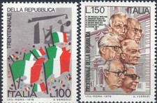 1976 italia repubblica Trentennale della Repubblica MNH