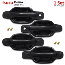 Set 4dr Exterior Door Handle Outer For Isuzu Holden D-Max Colorado 2003 - 2011