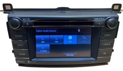 14 15 16 17 18 TOYOTA RAV4 Radio CD APPS ENTUNE plus Sirius-XM