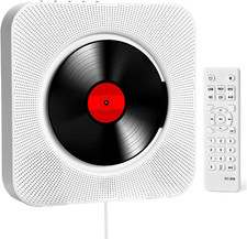 Wall CD Player,Upgraded Kc809 ,CD Players for Home,Bluetooth Speakers LCD Screen