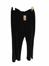 Cato Est 1946 Contemporary Black Pull On Dress Pants L/P Career Office