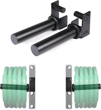 Olympic Weight Plates Holder Power Rack Attachment Weights Storage Rack Fit 2X2