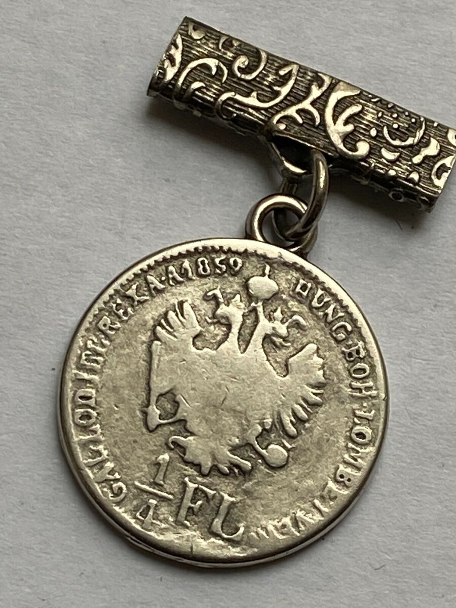 Monnaie - Autriche 1/4 FL coin Gallodillrex AA 1859 Hung Boh Monnaie - Autriche 1/4 FL coin Gallodillrex AA 1859 Hung Boh
