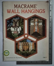 Macrame Wall Hangings Paperback 1977 Gaylemot Publishing