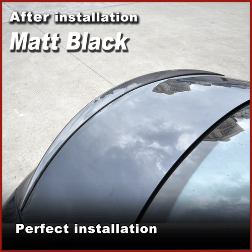 Matt Schwarz Heckspoiler Flügel Lippe für Benz C217 Coupe S400 S500 S63 S65 - Picture 6 of 12
