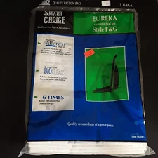 Smart Choice Vacuum Cleaner Bags for Eureka Style F & G 