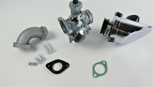 Vergaser Set VM 22 Chrom Luftfilter für Skyteam 125 Skymax Monkey Pitbike u.a. 
