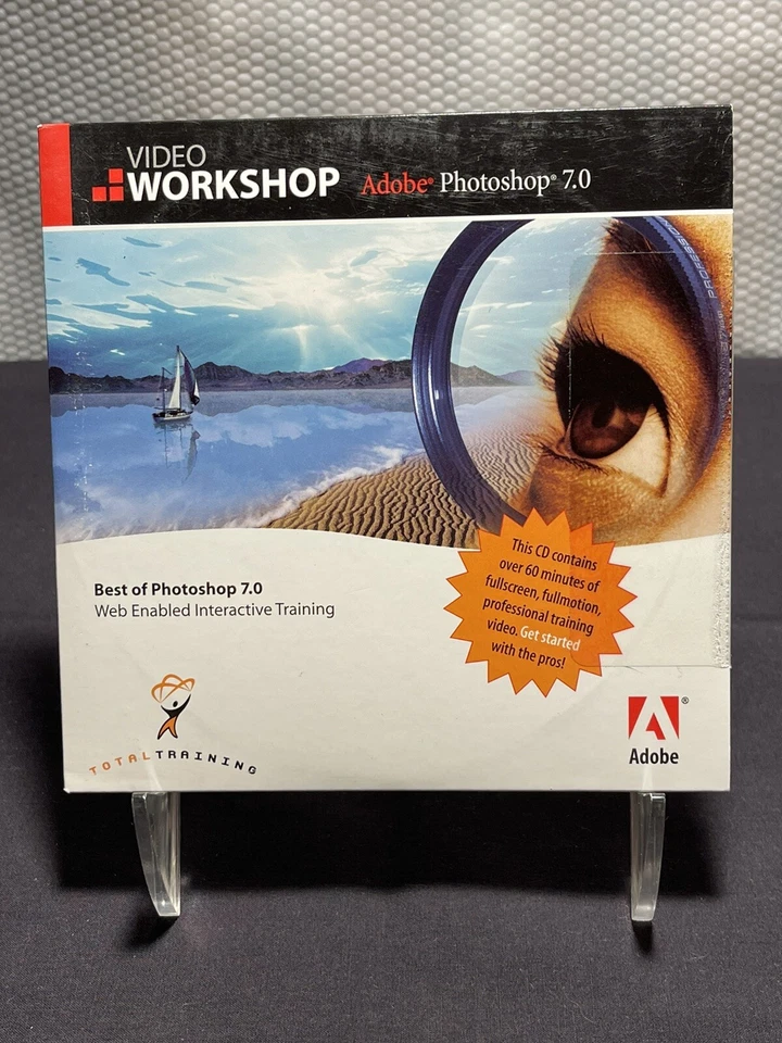 ADOBE PHOTOSHOP 7.0 MACINTOSH Video Workshop Total Training Factory Sealed - Image 2 of 3