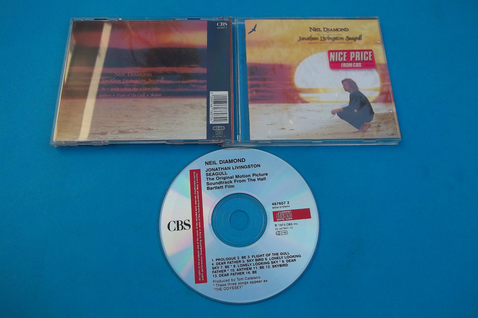 NEIL DIAMOND "JONATHAN LIVINGSTON SEAGULL" CD PRIMA EDIZIONE NUOVO