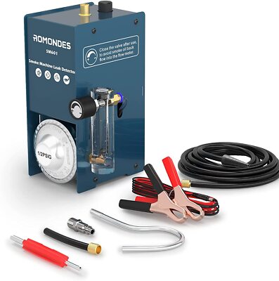 EVAP Smoke Machine Fuel Pipe Leak Tester Detector Car Engine Diagnostic Tool Kit