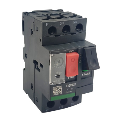 Motor circuit breaker Deca GV2ME21 17A to 23A Manual Motor Starter Button NEW