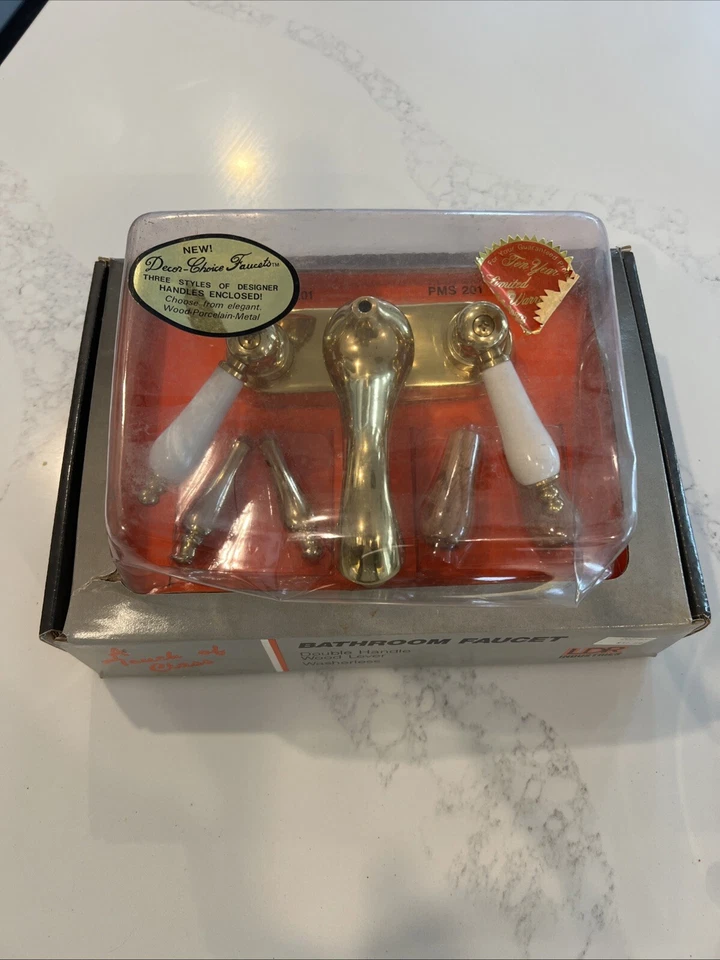 Grifos de baño de doble manija Decor-Choice Foto 2 de 4