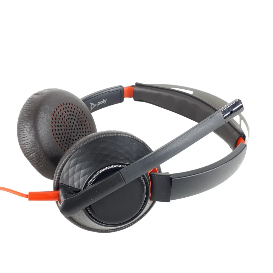 Plantronics Poly C5220T Dual Headset W/C5220 USB-C Adapter Lot of 5 - Image 4 of 4