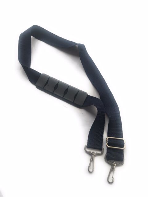 Replacement Leather Blue Luggage Messenger Bag Shoulder Strap Sling 42”X 1.5&#034