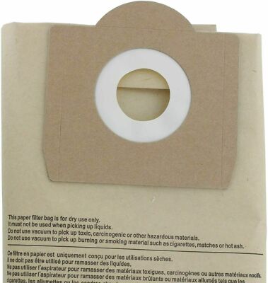 Cloth Dust Bags For Titan TTB350VAC, TTB784VAC, TTB351VAC Wet/Dry Vacuums - 5 Pack