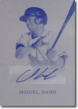 MIGUEL SANO 2012 Rize Rookie Autograph Printing Press Plate Auto RC 1/1