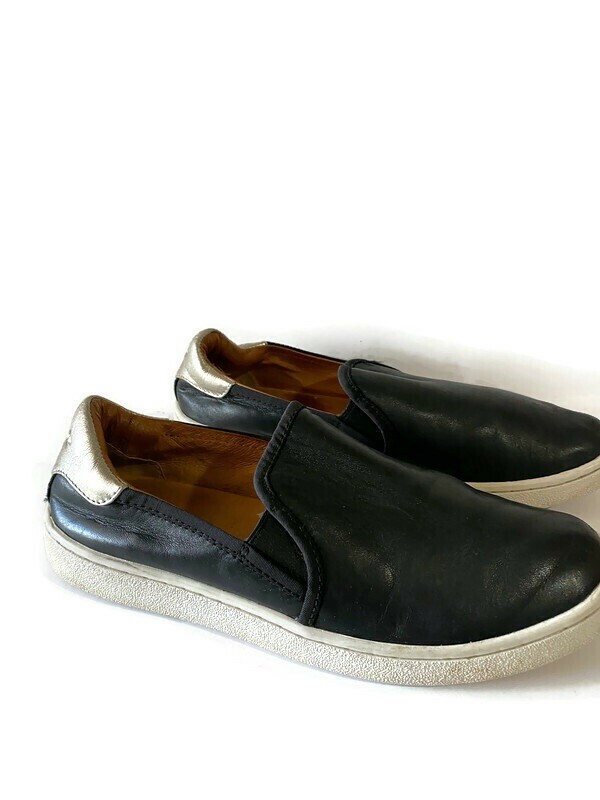 UGG CAS Black Slip On Sneaker